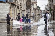 بهره مندی ۱۵۵۶ نفر از خدمات هلال احمر در بارش اخیر خوزستان