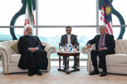 تصویری از دیدار حسن روحانی با نخست وزیر مالزی