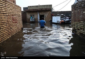 آبگرفتگی شدید در گاومیش آباد