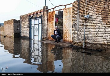 آبگرفتگی شدید در گاومیش آباد