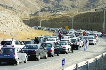 تردد وسایل نقلیه در جاده کرج - چالوس یک طرفه می شود
