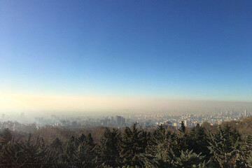 عکس | تصویری از وضعیت آلودگی هوای همین حالای تهران