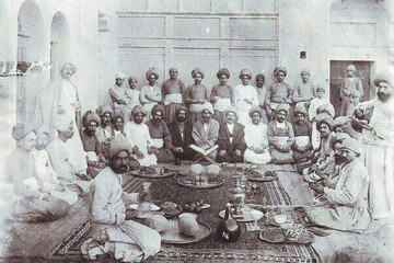 عکس | شب یلدا در زمان قاجار