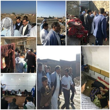 عکس | بازدید شمخانی از مناطق سیل زده خوزستان