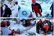 نجات ۲ کوهنورد از ارتفاعات شاه لولاک لنجان