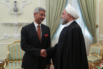 دیدار وزیر خارجه هند با رئیس جمهور