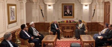 محادثات ظريف مع نائب رئيس الوزراء لشؤون مجلس الوزراء العماني