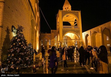 محله جلفای اصفهان در آستانه سال نو میلادی