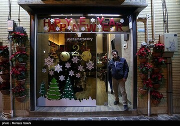 محله جلفای اصفهان در آستانه سال نو میلادی