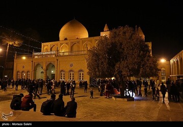 محله جلفای اصفهان در آستانه سال نو میلادی