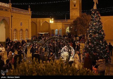 محله جلفای اصفهان در آستانه سال نو میلادی
