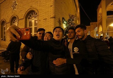 محله جلفای اصفهان در آستانه سال نو میلادی