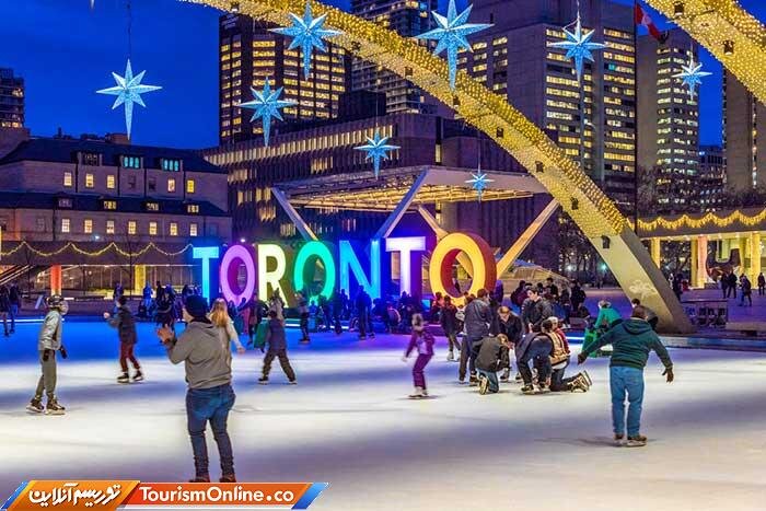 بازار داغ اسکیت روی یخ در روزهای کریسمس