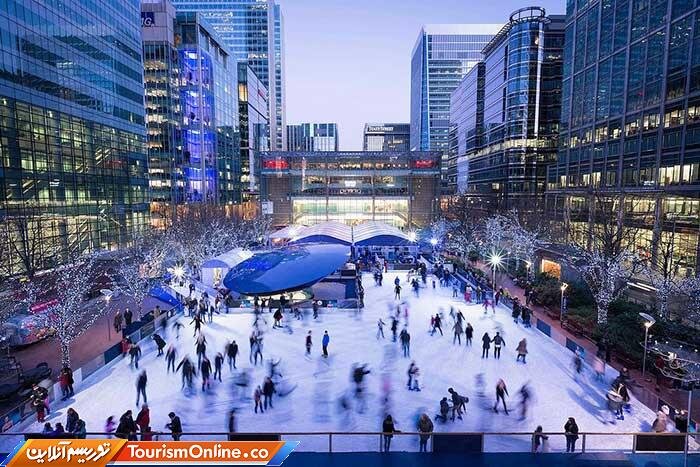 بازار داغ اسکیت روی یخ در روزهای کریسمس