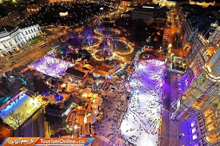 بازار داغ اسکیت روی یخ در روزهای کریسمس