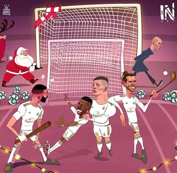 هدیه ویژه بابانوئل برای مهاجمان رئال!