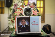 تصاویر | تشییع پیکر شهید محمدرضا رحمانی خلبان هواپیمای میگ ۲۹ ارتش در تهران