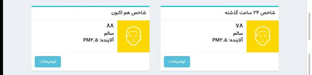 هوای تهران سالم است