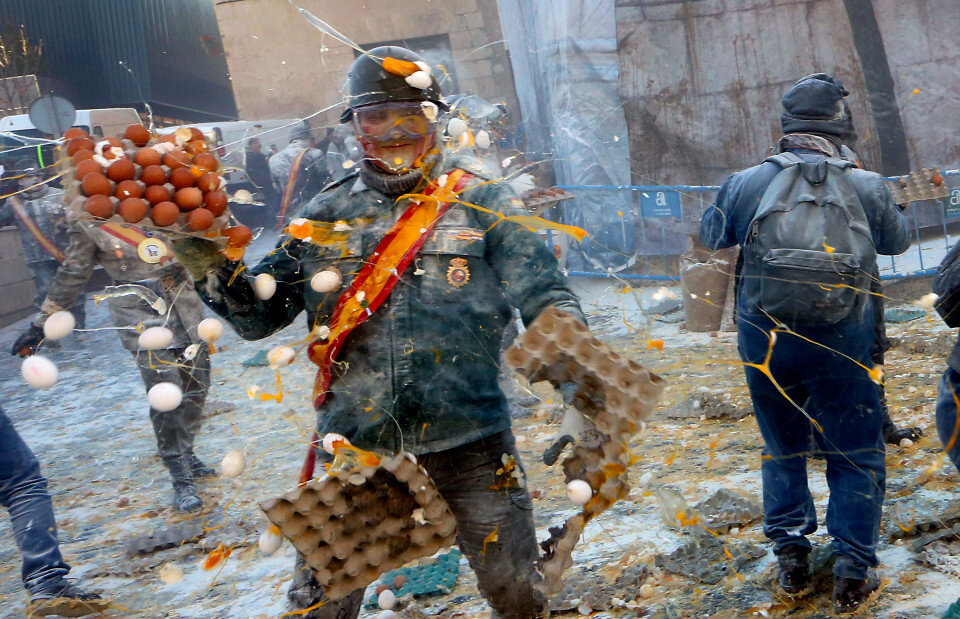 جشنواره پرتاب تخم مرغ