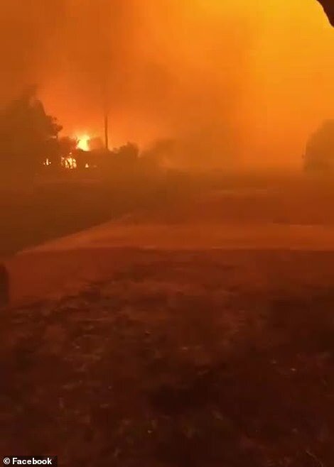 آسمان در میان آتش سوزی استرالیا قرمز شد