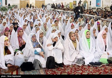 افتتاحیه بیست و سومین دوره ازدواج دانشجویی در حرم مطهر رضوی