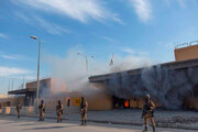 تصاویر | خسارت وارشده به سفارت آمریکا در بغداد