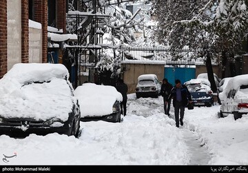 شنبه تهران برفی است