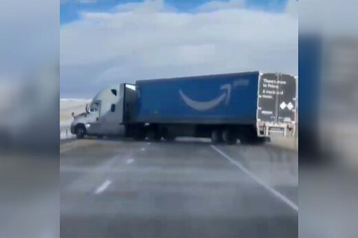 ببینید | دست‌فرمان و مهارت حیرت‌انگیز راننده تریلی حمل خودرو