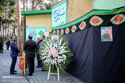 مسجد امیرالمؤمنین شهرک دقایقی، پس از شهادت سپهبد شهید قاسم سلیمانی