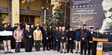تجمع دانشگاهیان تبریز در محکومیت ترور سردار سلیمانی
