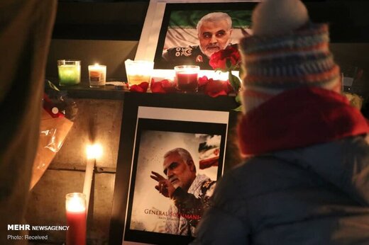 مراسم بزرگداشت شهید سپهبد قاسم سلیمانی در تورنتو کانادا