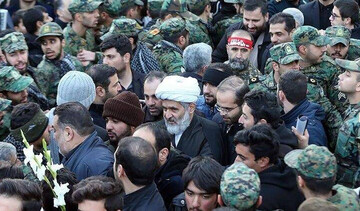 رئیس سازمان اطلاعات سپاه درمراسم شهید سردار سلیمانی