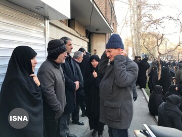 مصطفی تاجزاده درمراسم شهید سردار سلیمانی