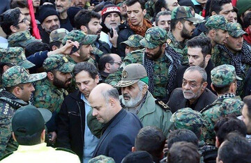 سرلشکر فیروزآبادی درمراسم شهید سردار سلیمانی