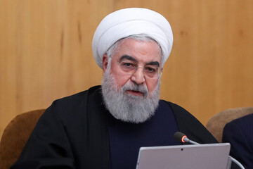 روحاني يؤكد ضرورة السيطرة على الاخطاء الاستراتيجية للحكومة الاميركية المتهورة

