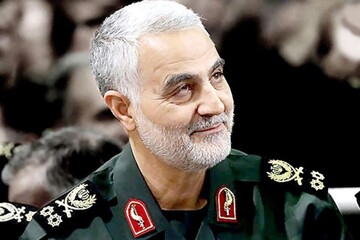 لبخند شهید سلیمانی، آرامش مردم ایران بود