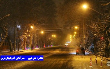 بارش برف در ارومیه