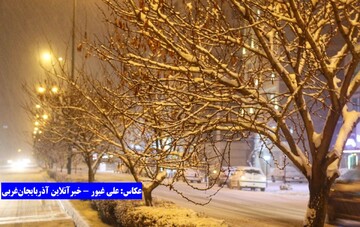 بارش برف در ارومیه