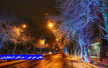 بارش برف در ارومیه