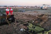 فیلم | گزارشی از حواشی سانحه سقوط هواپیمای مسافربری اوکراین