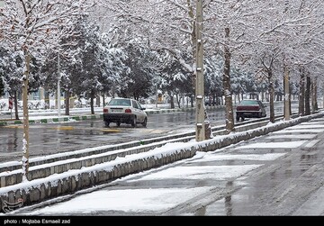 بارش برف در ارومیه