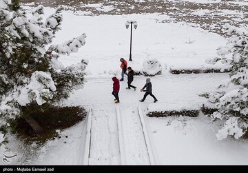 بارش برف در ارومیه