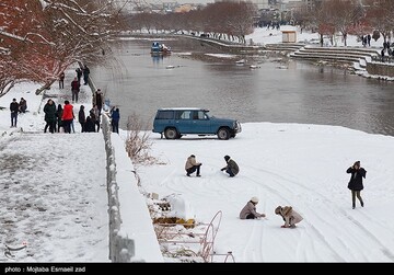 بارش برف در ارومیه