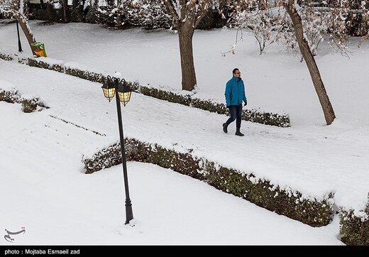 بارش برف در ارومیه