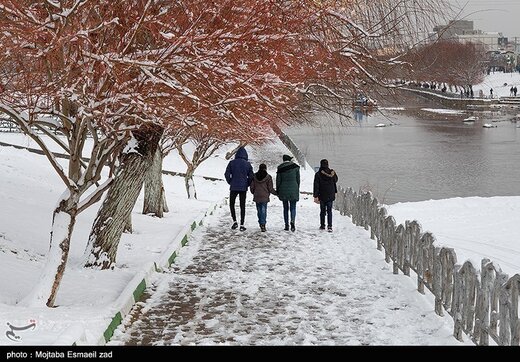 بارش برف در ارومیه