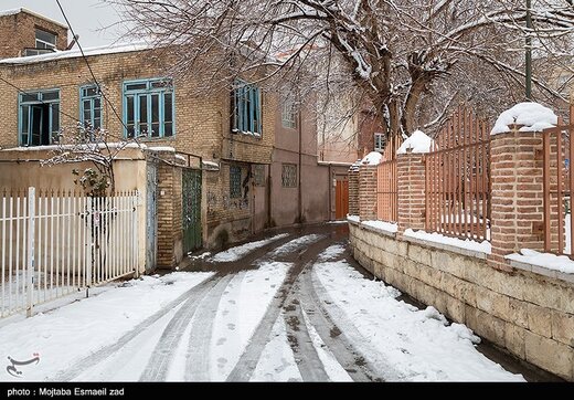 بارش برف در ارومیه
