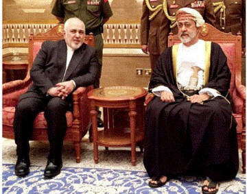 ظريف يلتقي سلطان عمان الجديد