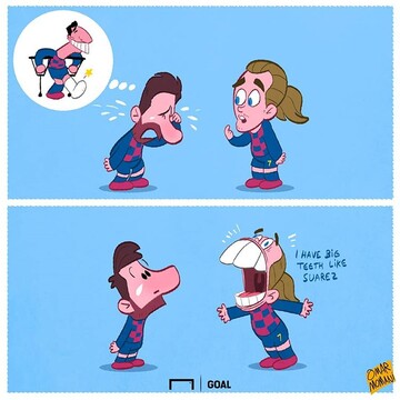 ببینید جای خالی سوارز برای مسی چگونه پُر شد!