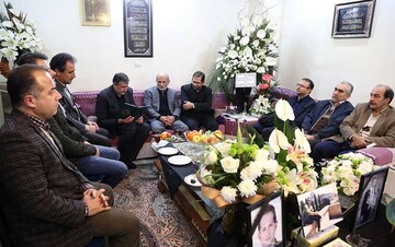 دیدار وزیر راه با خانواده یکی از جان باختگان سانحه بویینگ
