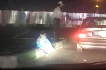 ببینید | حرکت زیبای یک سرباز ایرانی